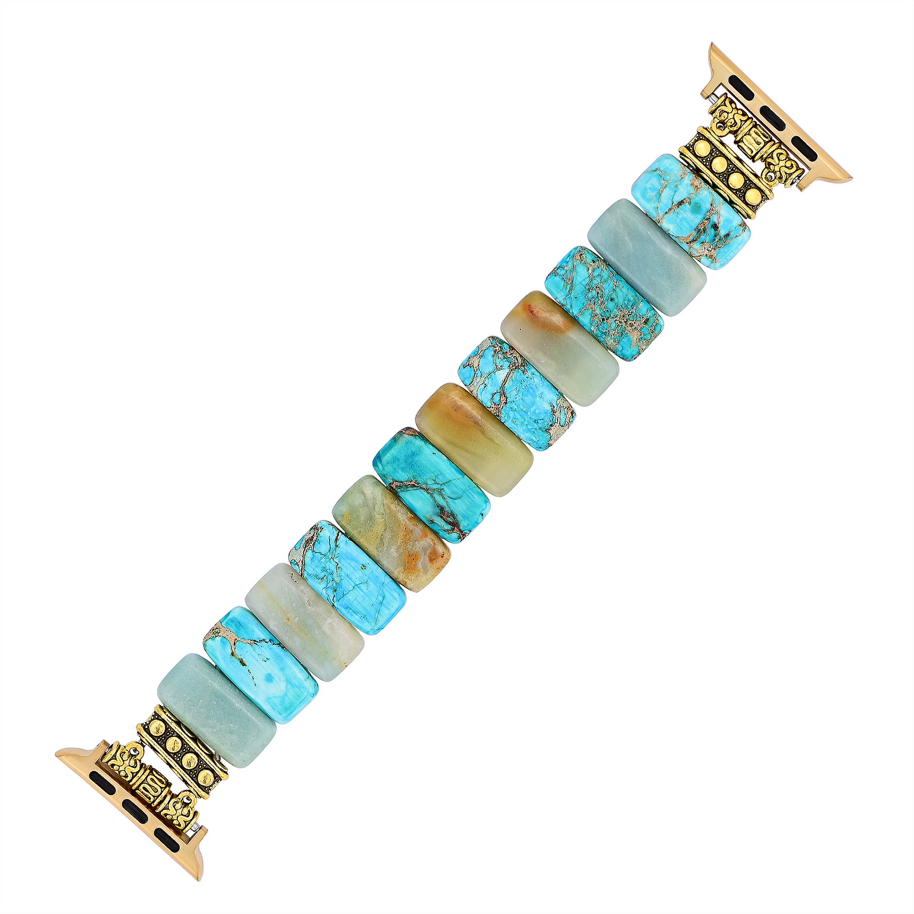 Turquoise Earth Stretch Apple Watch Strap