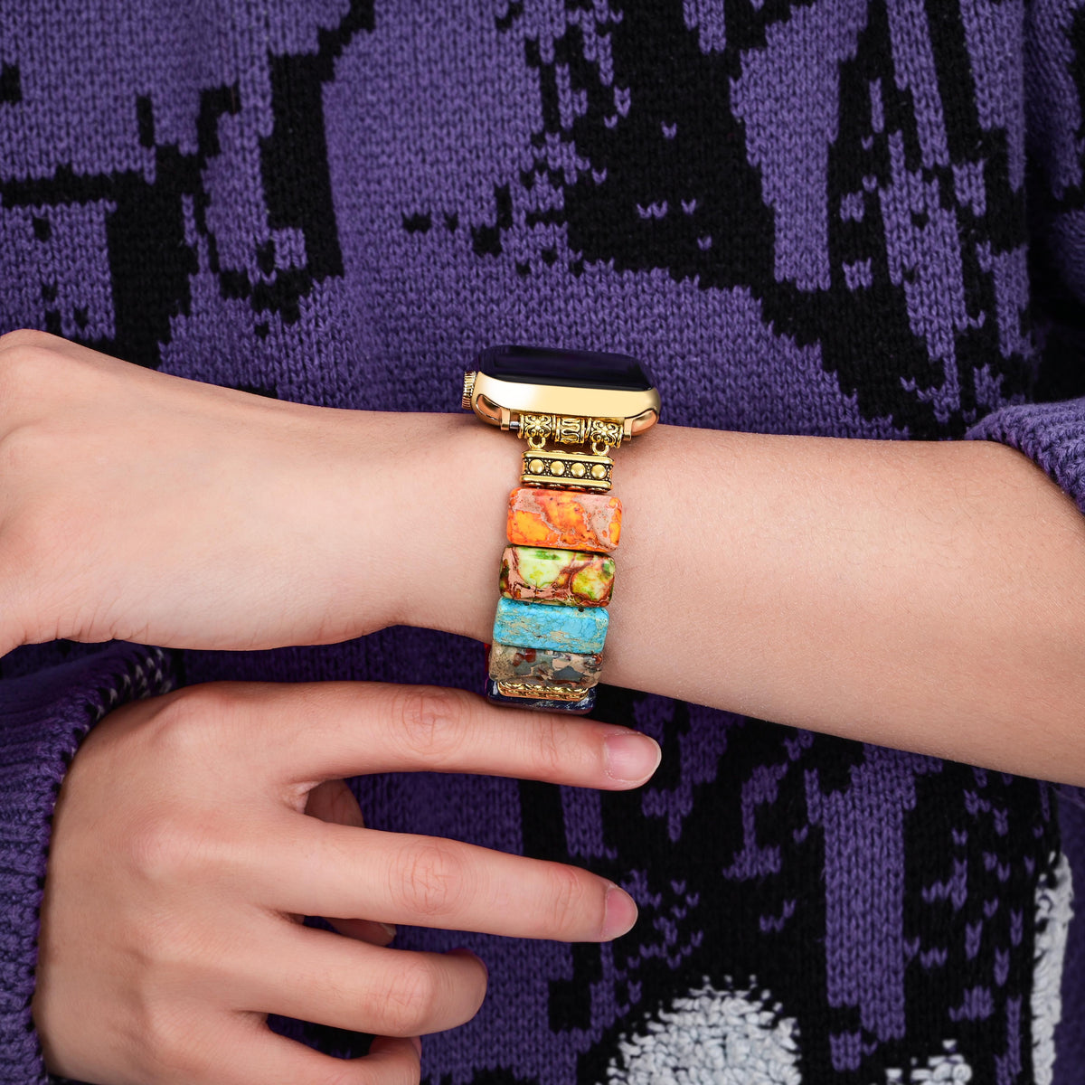 시크 차크라 스트레치 Apple Watch 스트랩