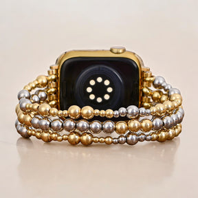 스털링 골드 스트레치 Apple Watch 스트랩