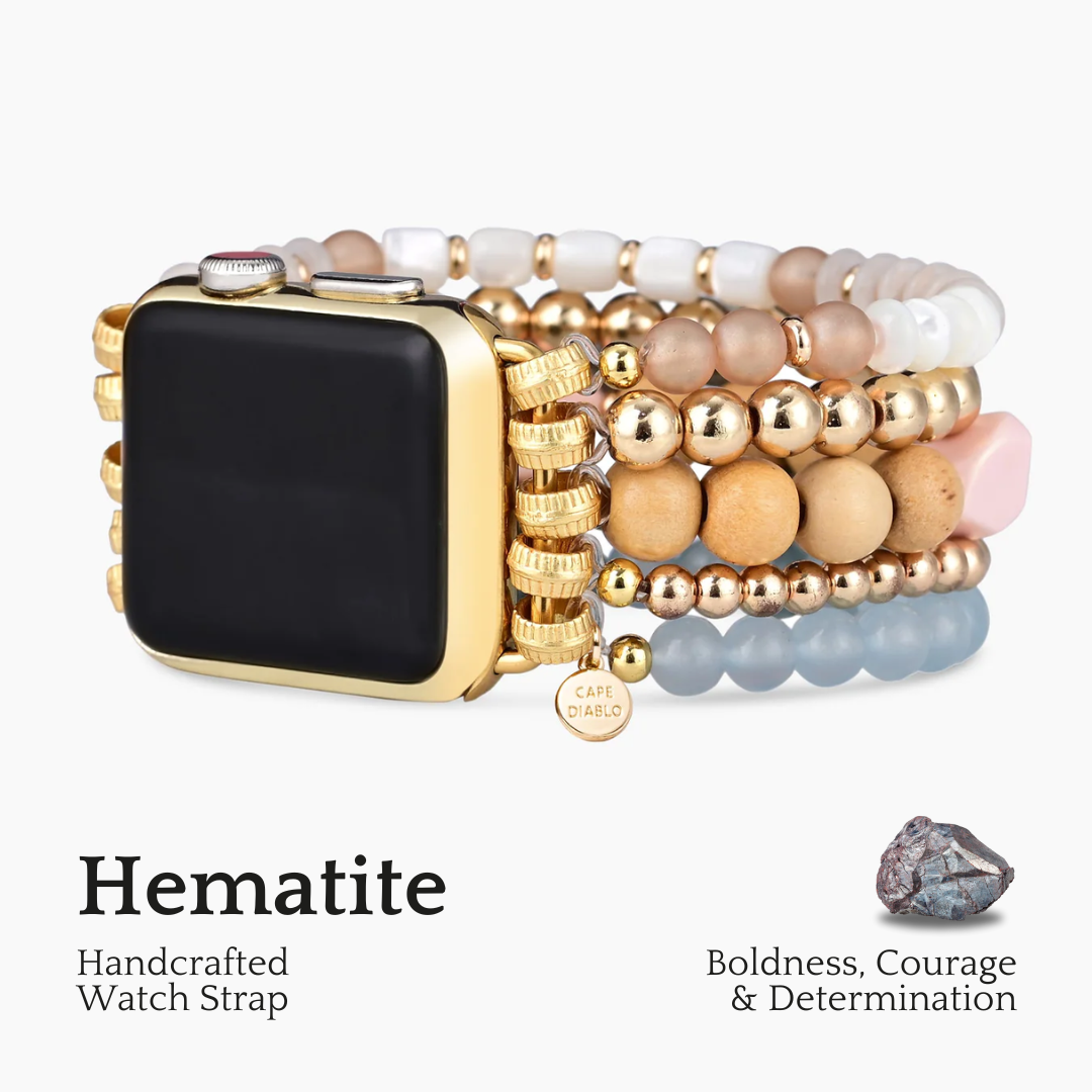 살구빛 안개 스트레치 Apple Watch 스트랩