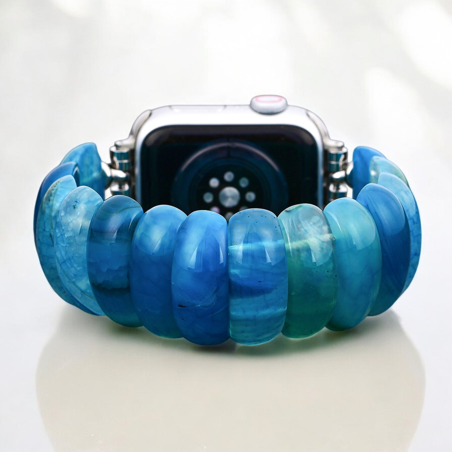 오션 에센스 아게이트 스트레치 Apple Watch 스트랩