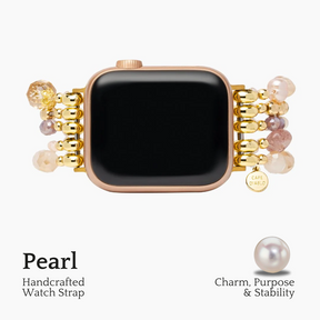 Pearly Rosette Stretch Apple Watch Strap