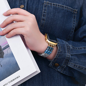파스텔 드림 스톤 스트레치 Apple Watch 스트랩