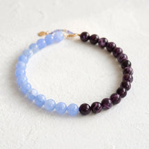 Chunky Purple Beaded Necklace