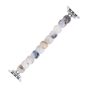 아이보리 오라 신축성 애플 워치 줄