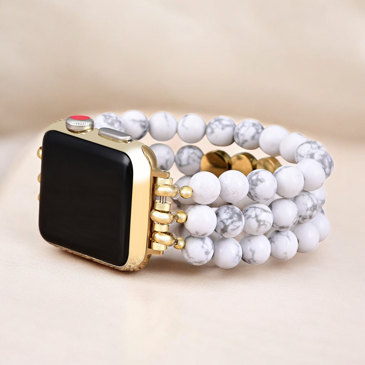 Howlite 평화 영감 Apple Watch Strap
