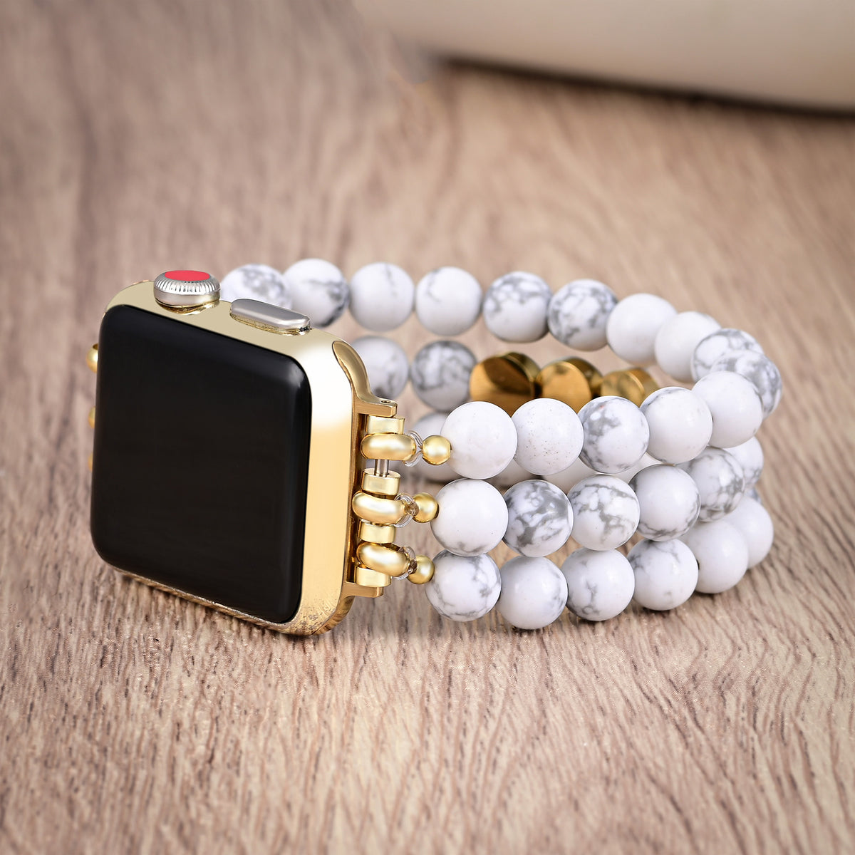 Howlite 평화 영감 Apple Watch Strap