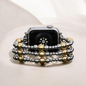 실버 엠버 스트레치 Apple Watch 스트랩