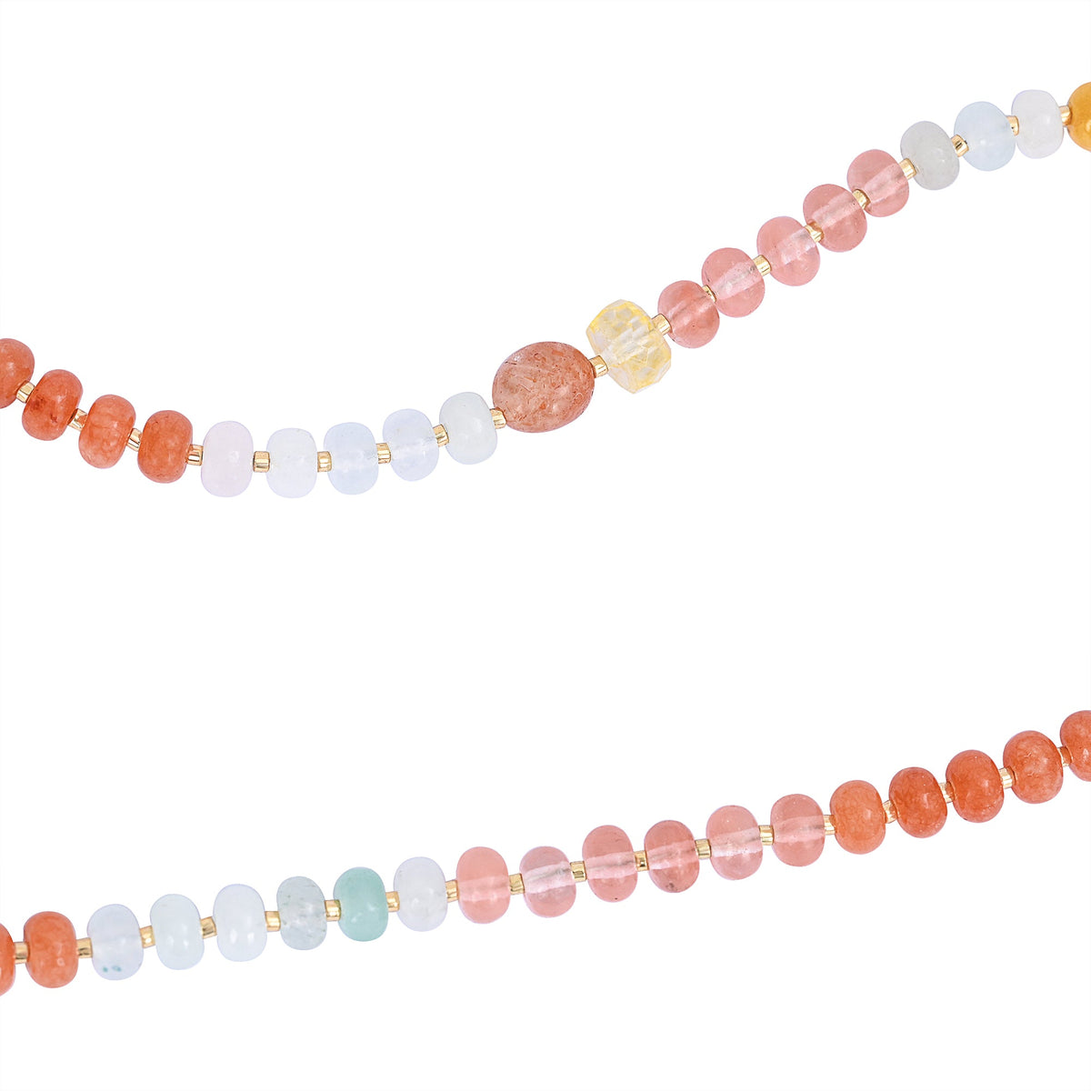 골든 엠버 목걸이