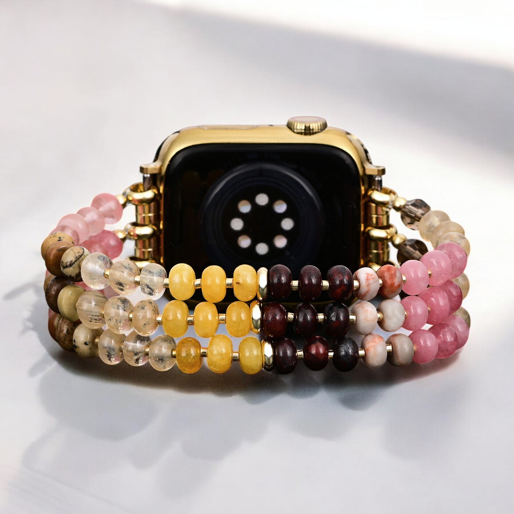 앰버 블룸 스톤 스트레치 Apple Watch 스트랩