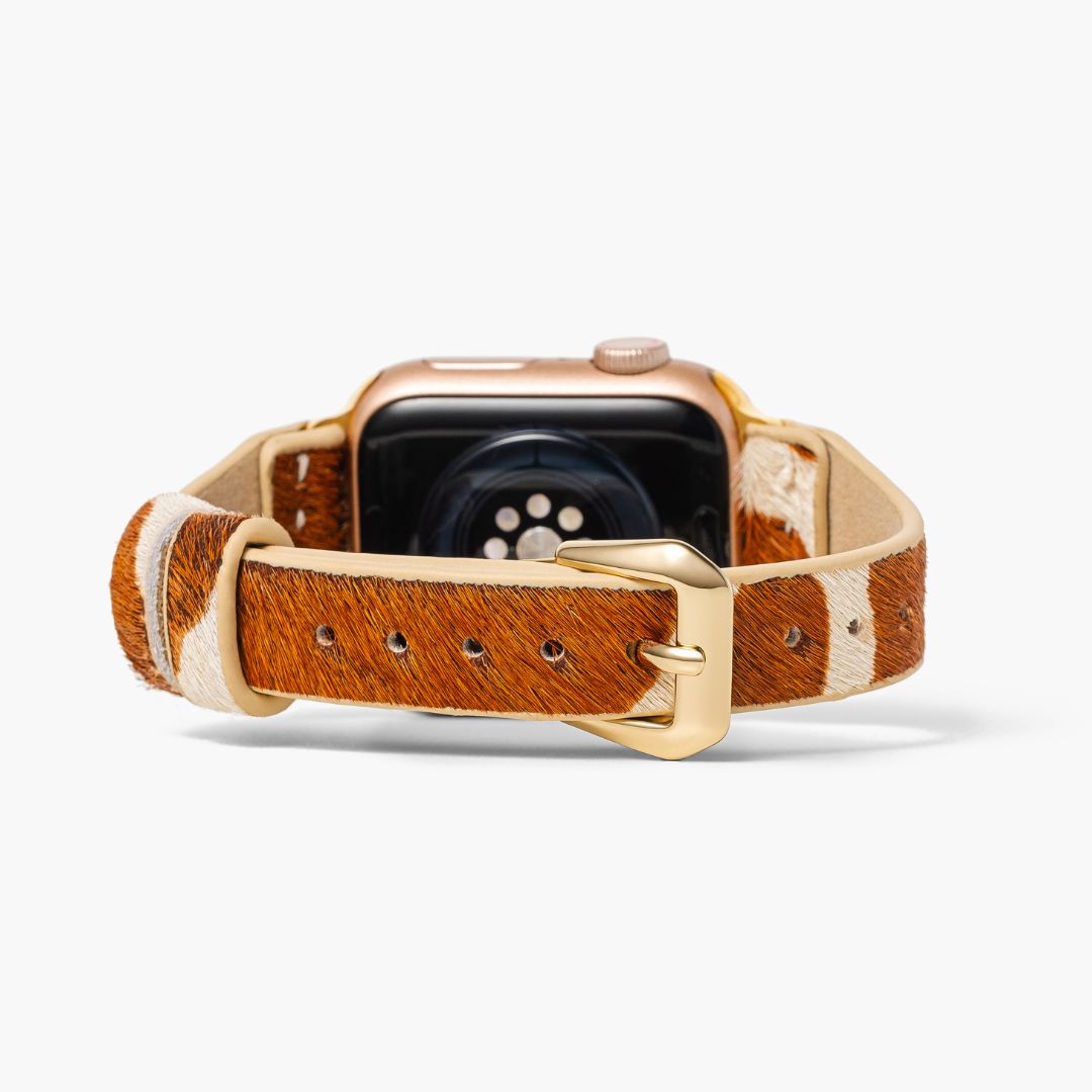 Savannah Sleek Leather Apple Watch Strap