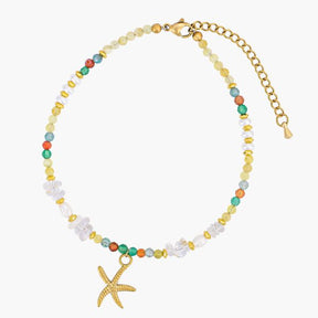 Golden Sunset Starfish Anklet