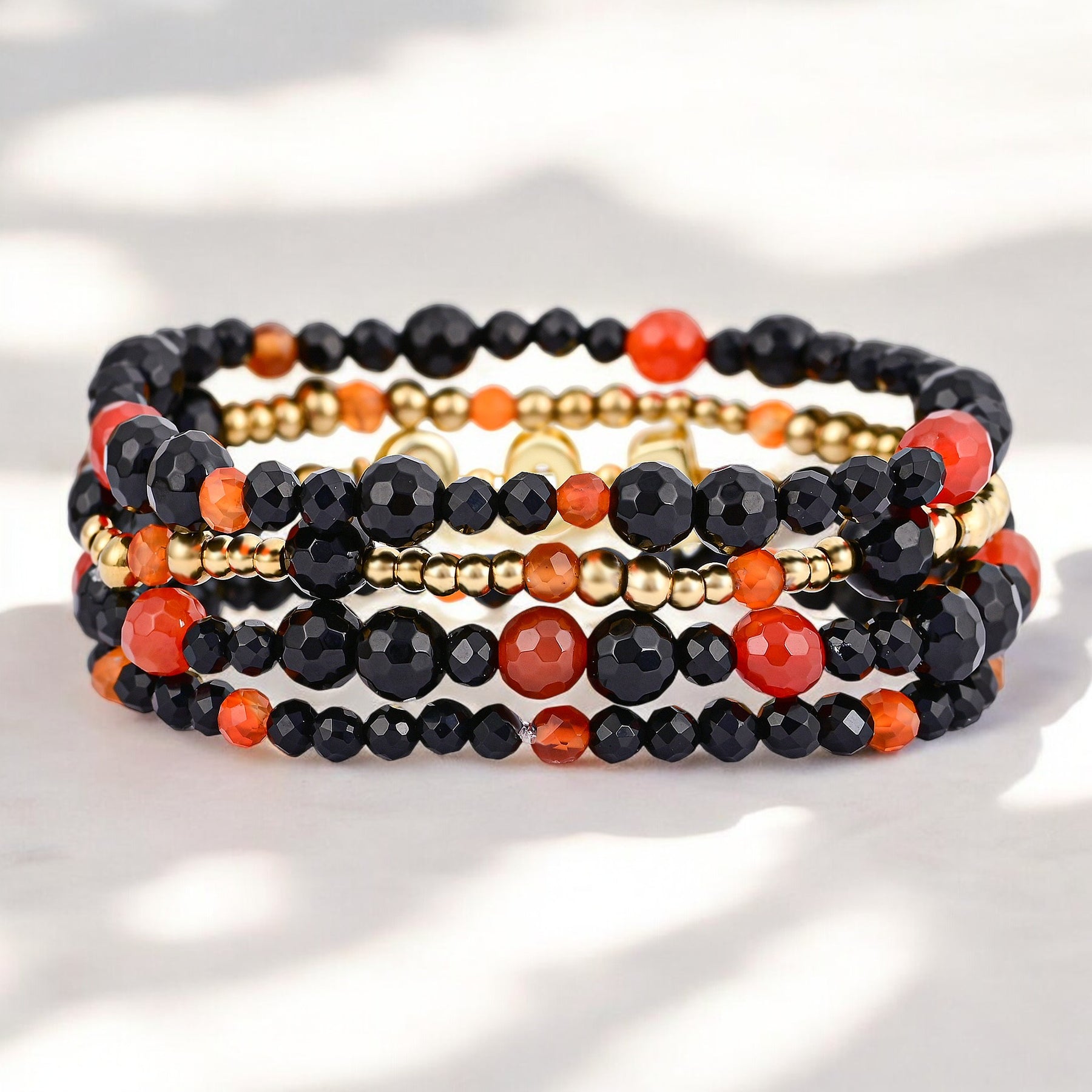 Halloween Pumpkin Patch Bracelet Set
