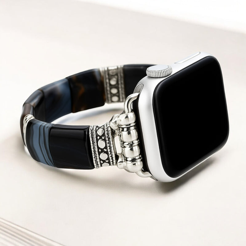 보헤미안 누아르 스트레치 Apple Watch 스트랩