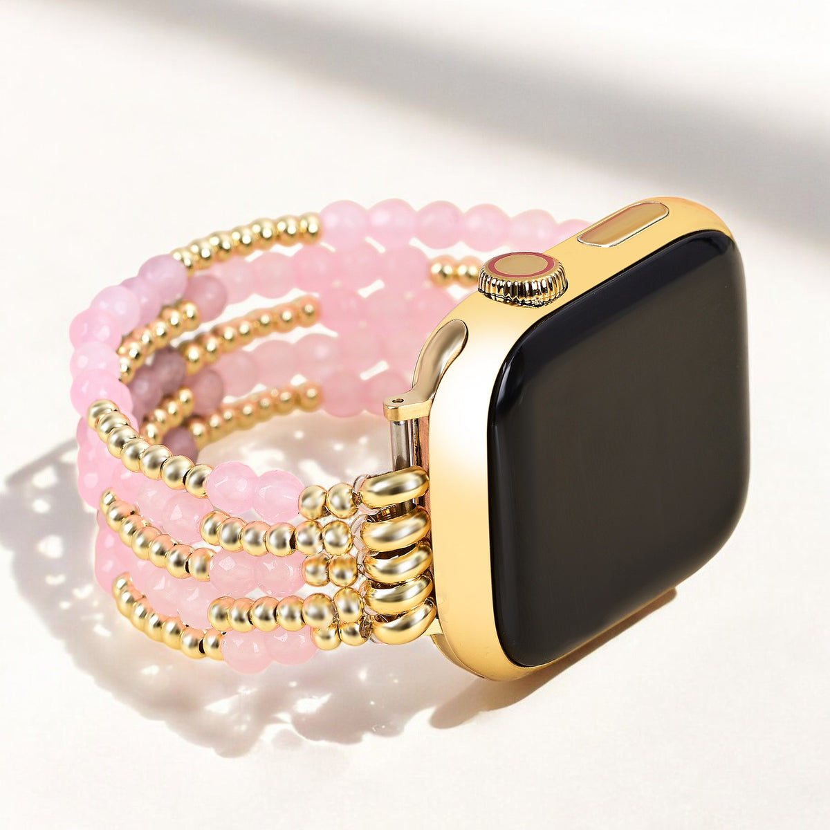로즈 쿼츠 래디언스 스트레치 Apple Watch 스트랩