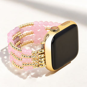Rose Quartz Radiance Stretch Apple Watch Strap