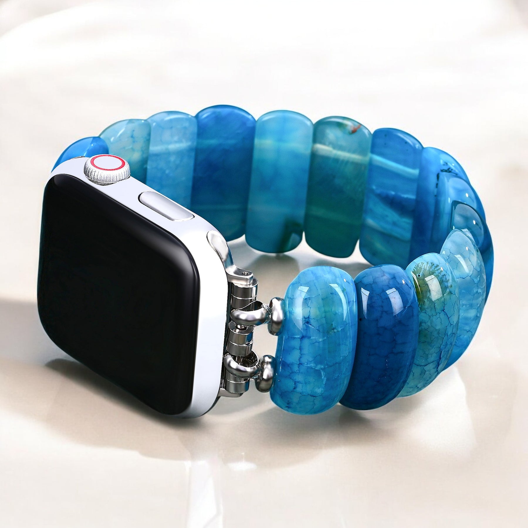 오션 에센스 아게이트 스트레치 Apple Watch 스트랩