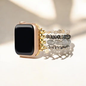 래브라도라이트 마노 퓨전 Apple Watch Strap