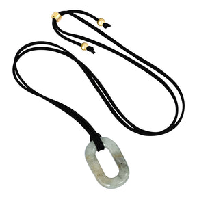 스웨이드 라브라도라이트 세레니티 목걸이