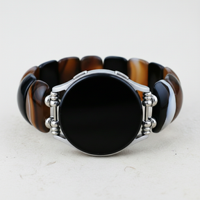 보헤미안 오닉스 엘레강스 스트레치 삼성 갤럭시 워치 스트랩