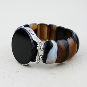 보헤미안 오닉스 엘레강스 스트레치 삼성 갤럭시 워치 스트랩