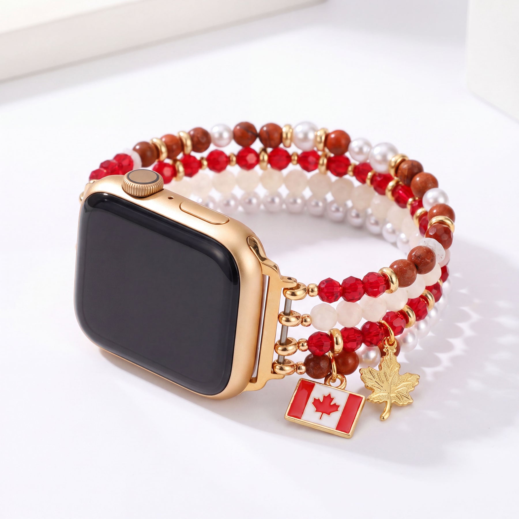 캐나다 메이플 펄 스트레치 Apple Watch 스트랩