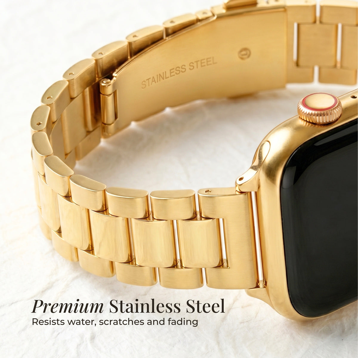 클래식 골드 럭셔리 Apple Watch 스트랩