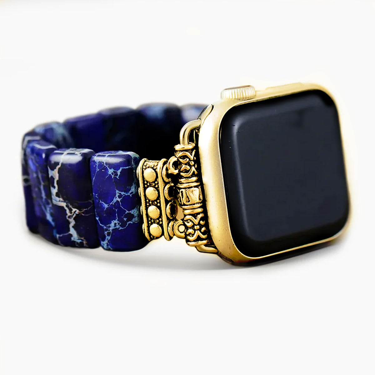 다크 네이비 티베탄 재스퍼 스트레치 Apple Watch 스트랩