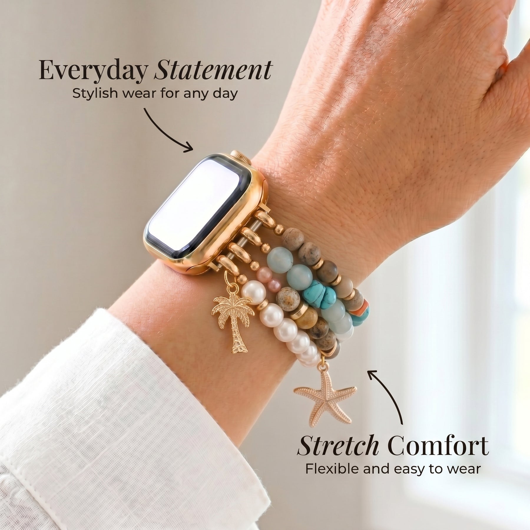 트로피컬 샌즈 스트레치 Apple Watch 스트랩
