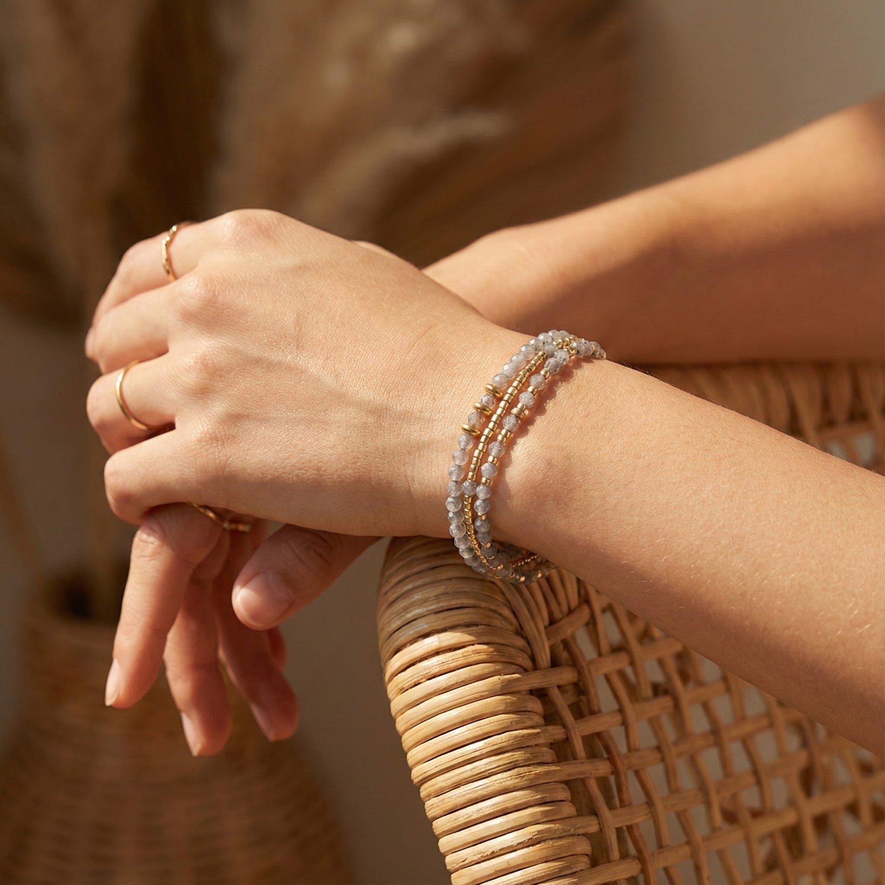 Smoky Moon 멀티 스타일 팔찌/목걸이