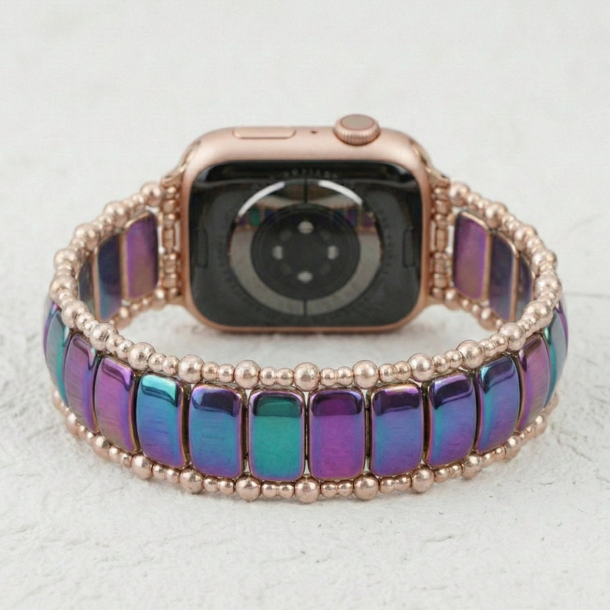 장미 유포리아 신축성 애플 워치 줄