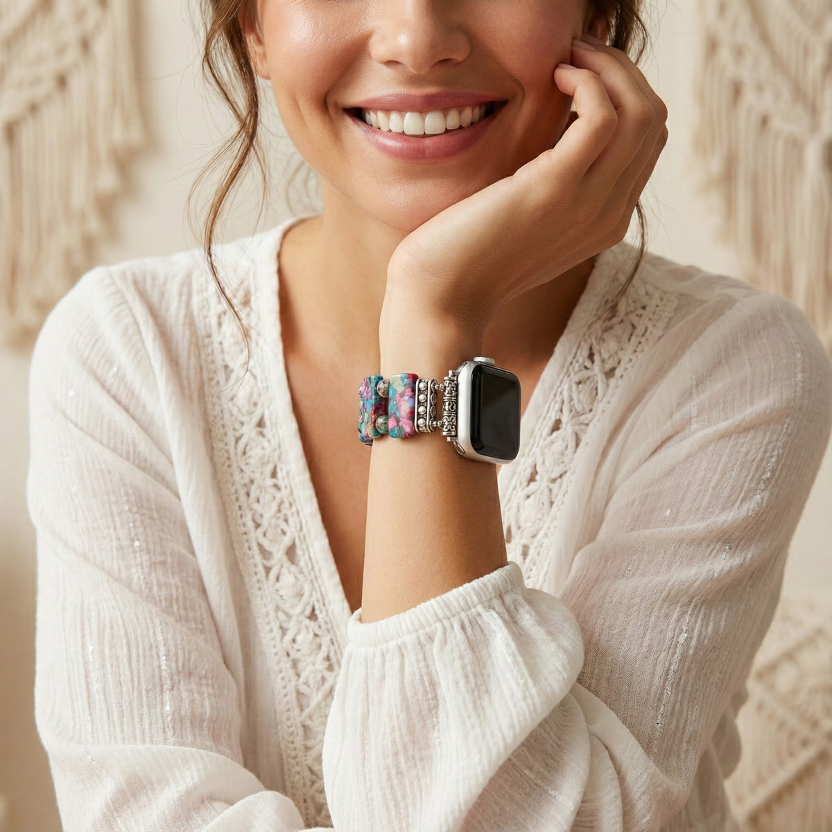 천상의 광채 스트레치 Apple Watch 스트랩