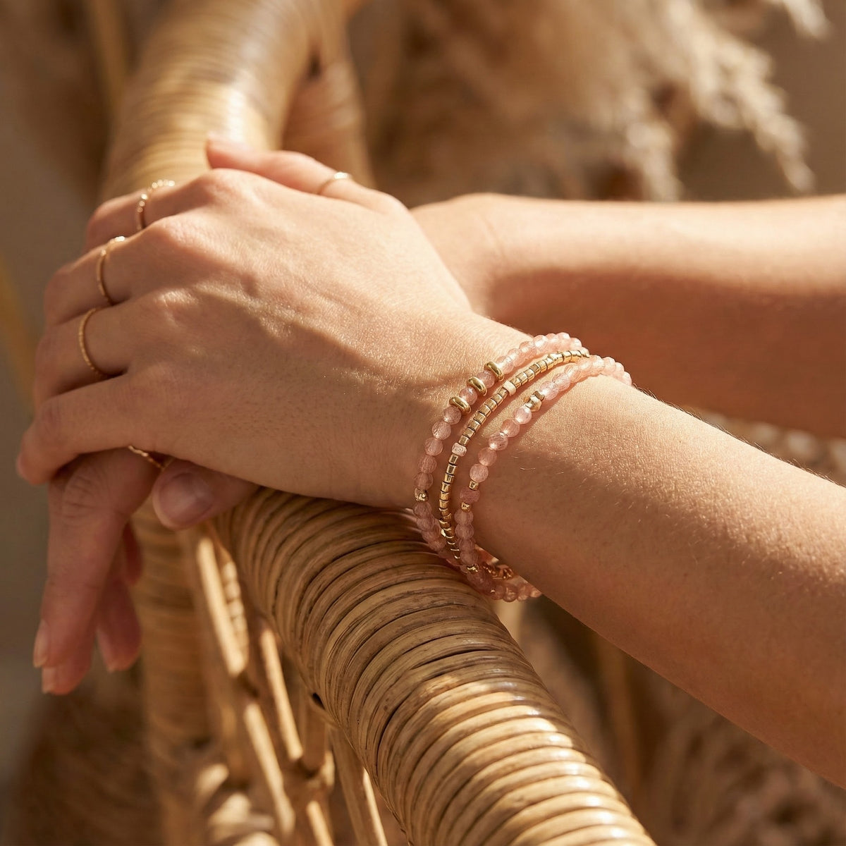 Sunset Blush 멀티 스타일 팔찌/목걸이