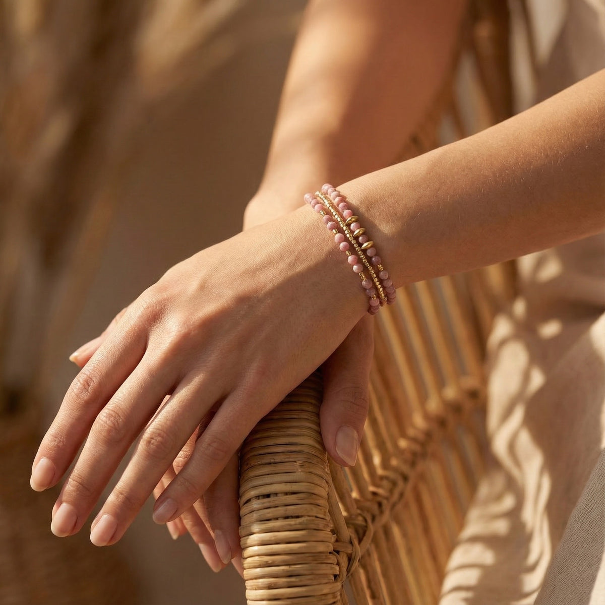 Rose Harmony 멀티 스타일 팔찌/목걸이