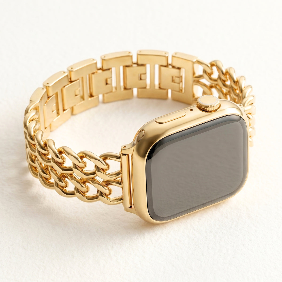 골드 커브 럭셔리 Apple Watch 스트랩