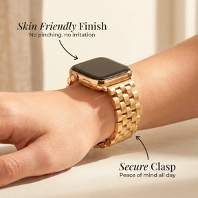 골든 시크 럭셔리 Apple Watch 스트랩