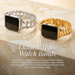 골든 허니콤 럭셔리 Apple Watch 스트랩