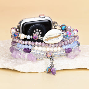 라일락 쇼어라인 스트레치 Apple Watch 스트랩