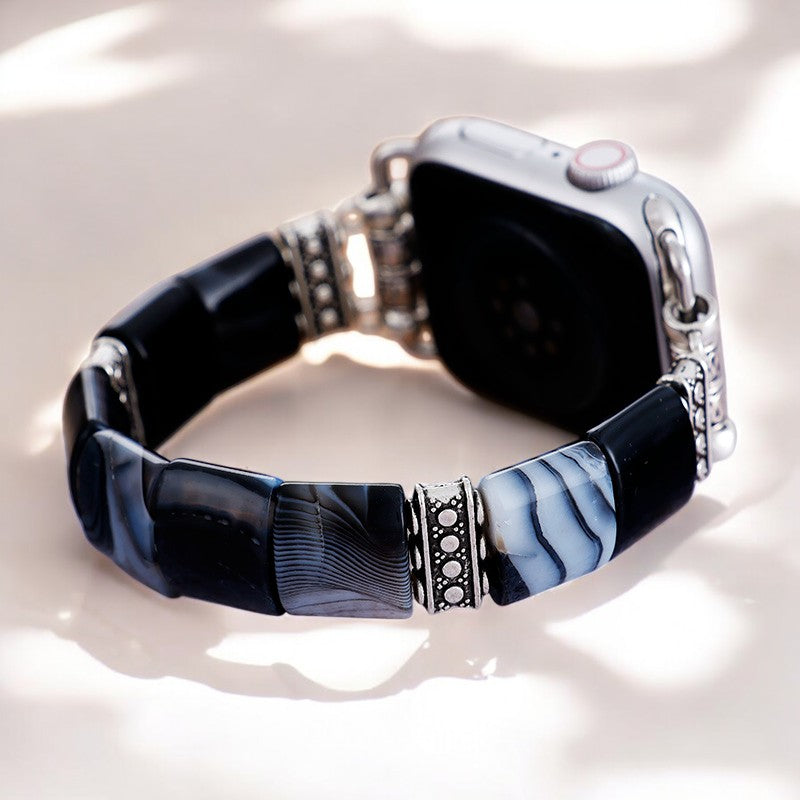 보헤미안 누아르 스트레치 Apple Watch 스트랩