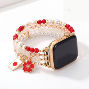 Japan Sakura Bloom Stretch Apple Watch Strap