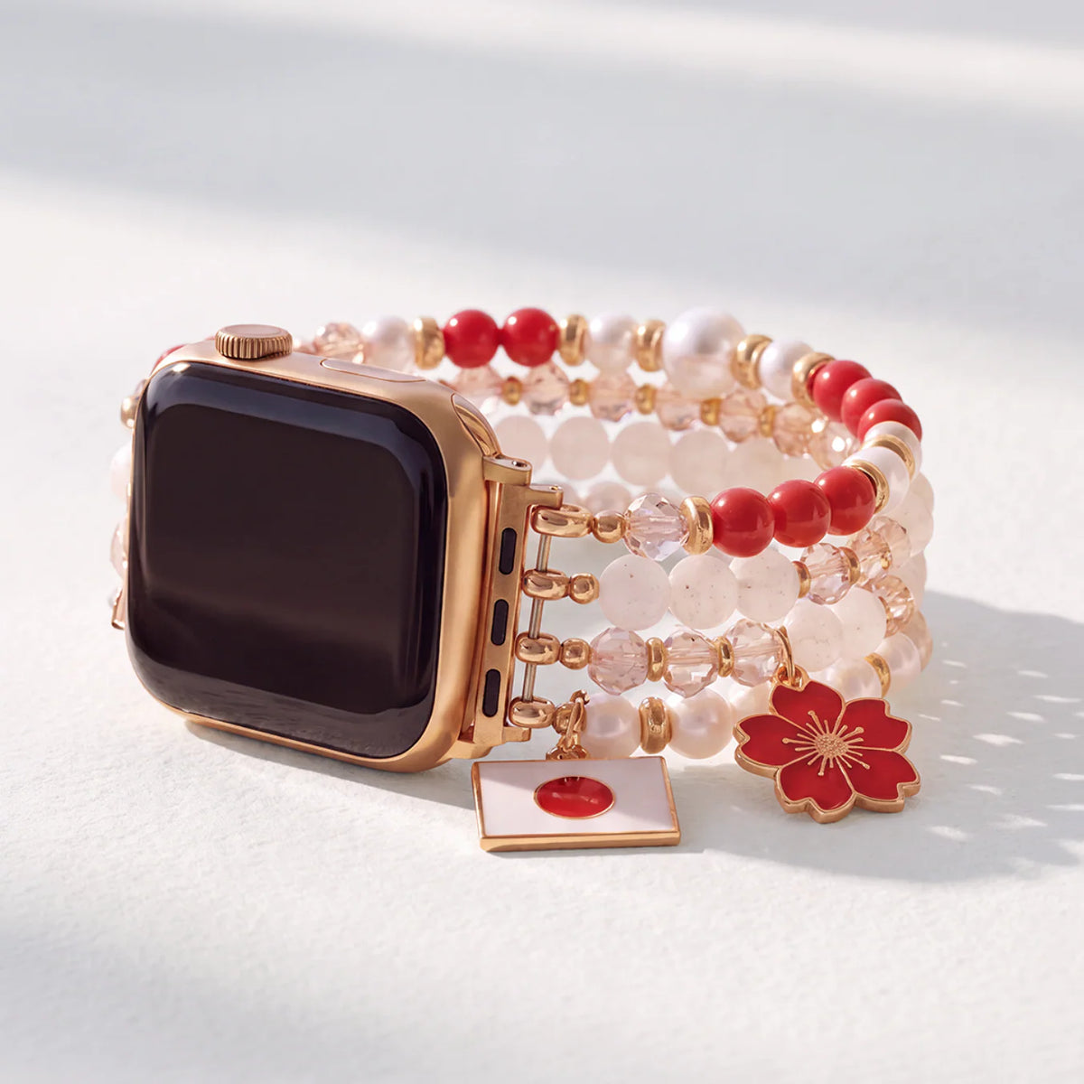 일본 사쿠라 블룸 스트레치 Apple Watch 스트랩