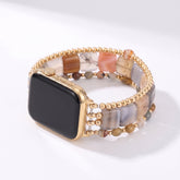 골든 아워 아게이트 스트레치 Apple Watch 스트랩