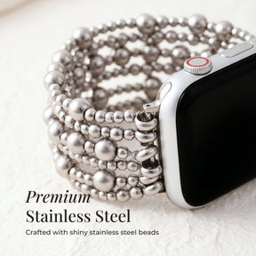 플래티넘 데뮬 스트레치 Apple Watch 스트랩