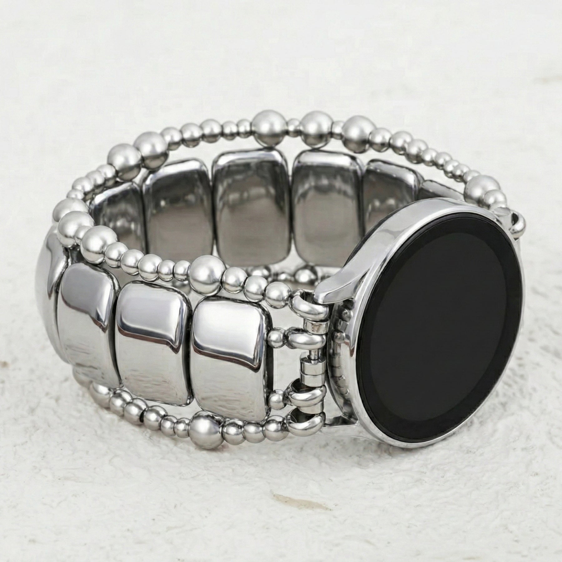 플래티넘 누아르 스트레치 삼성 갤럭시 워치 스트랩