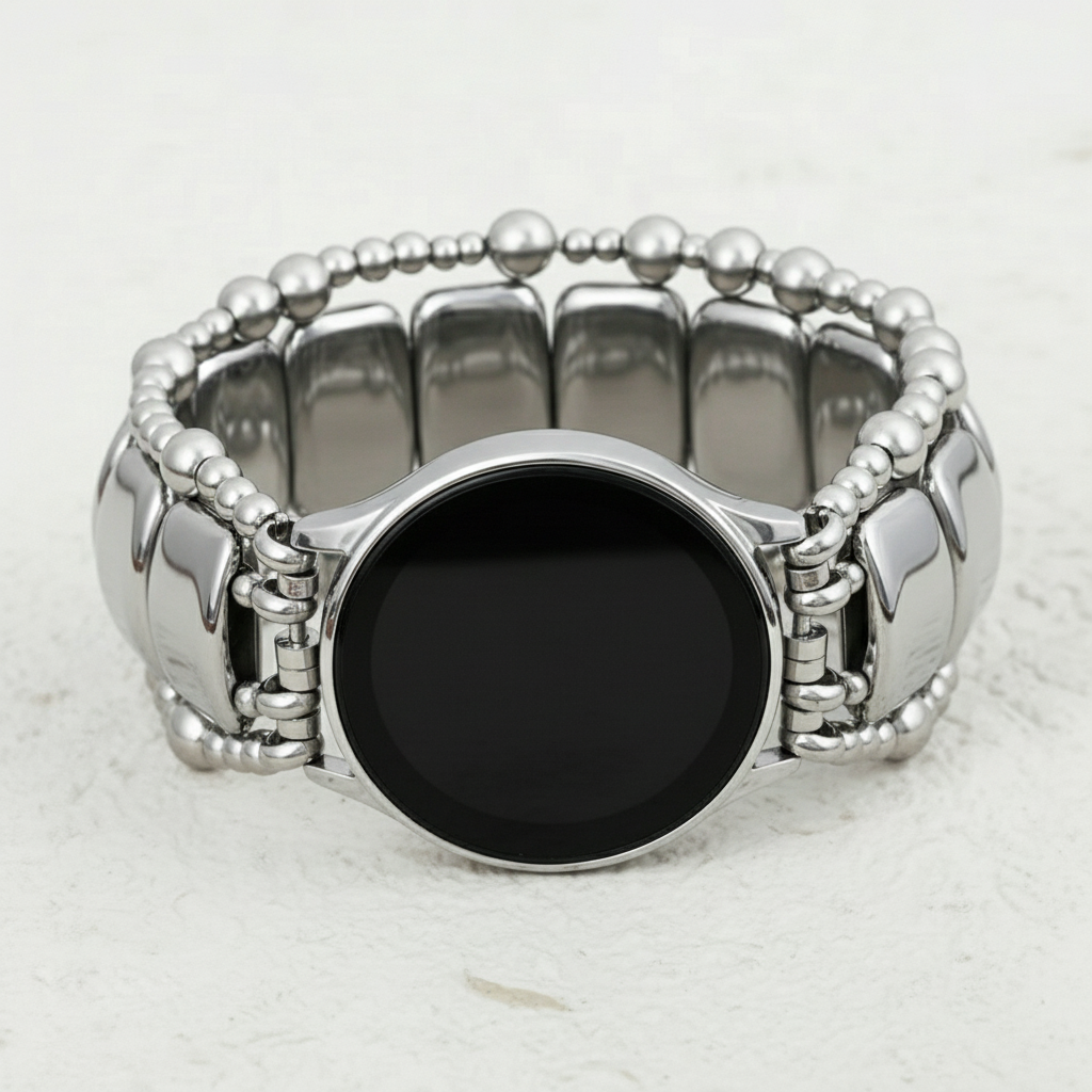 플래티넘 누아르 스트레치 삼성 갤럭시 워치 스트랩