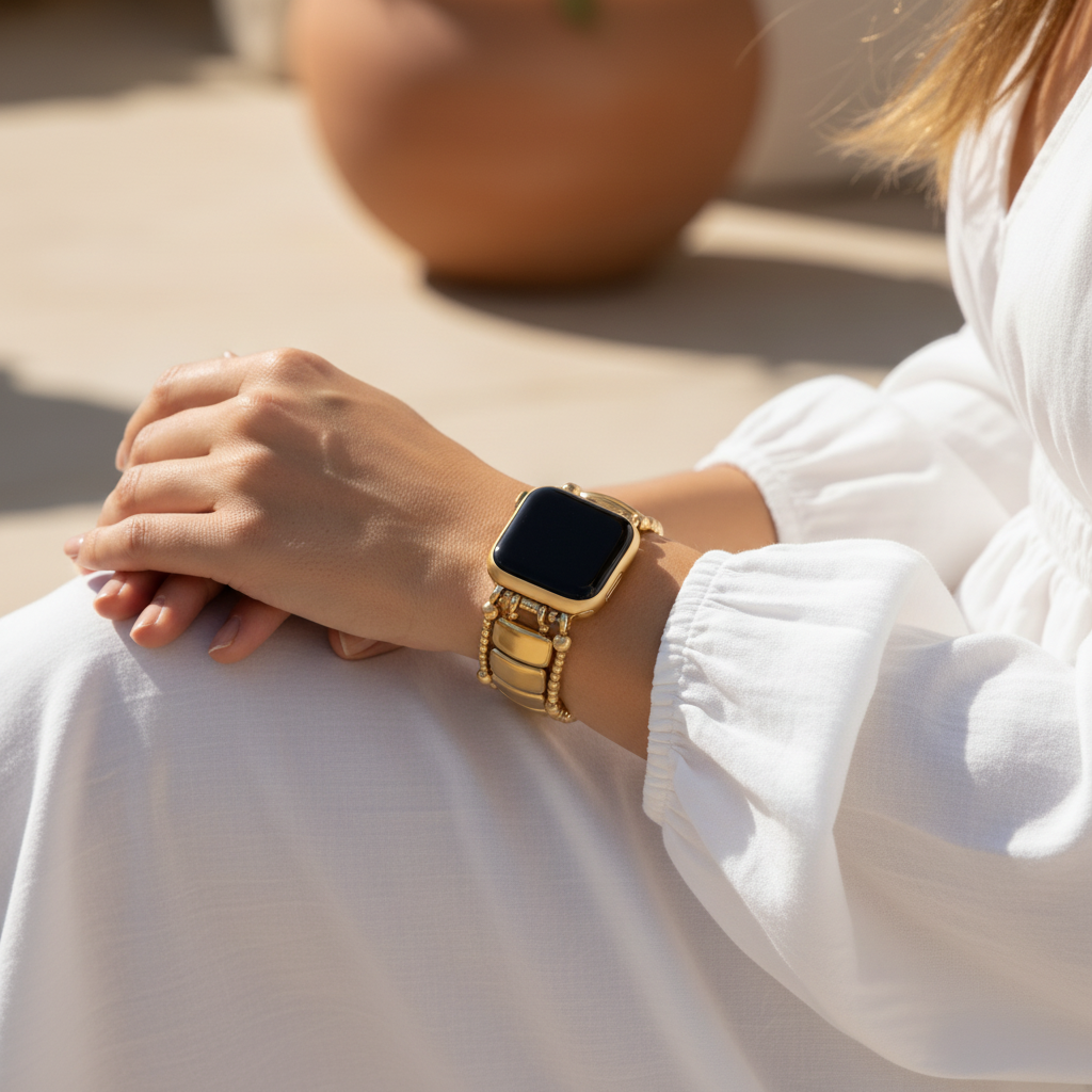 골드 누아르 스트레치 Apple Watch 스트랩
