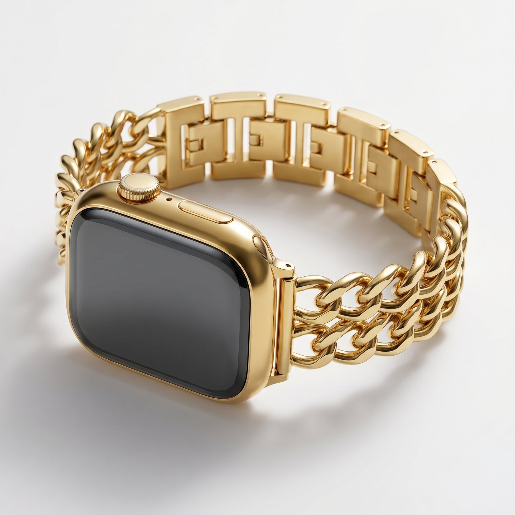 골드 커브 럭셔리 Apple Watch 스트랩