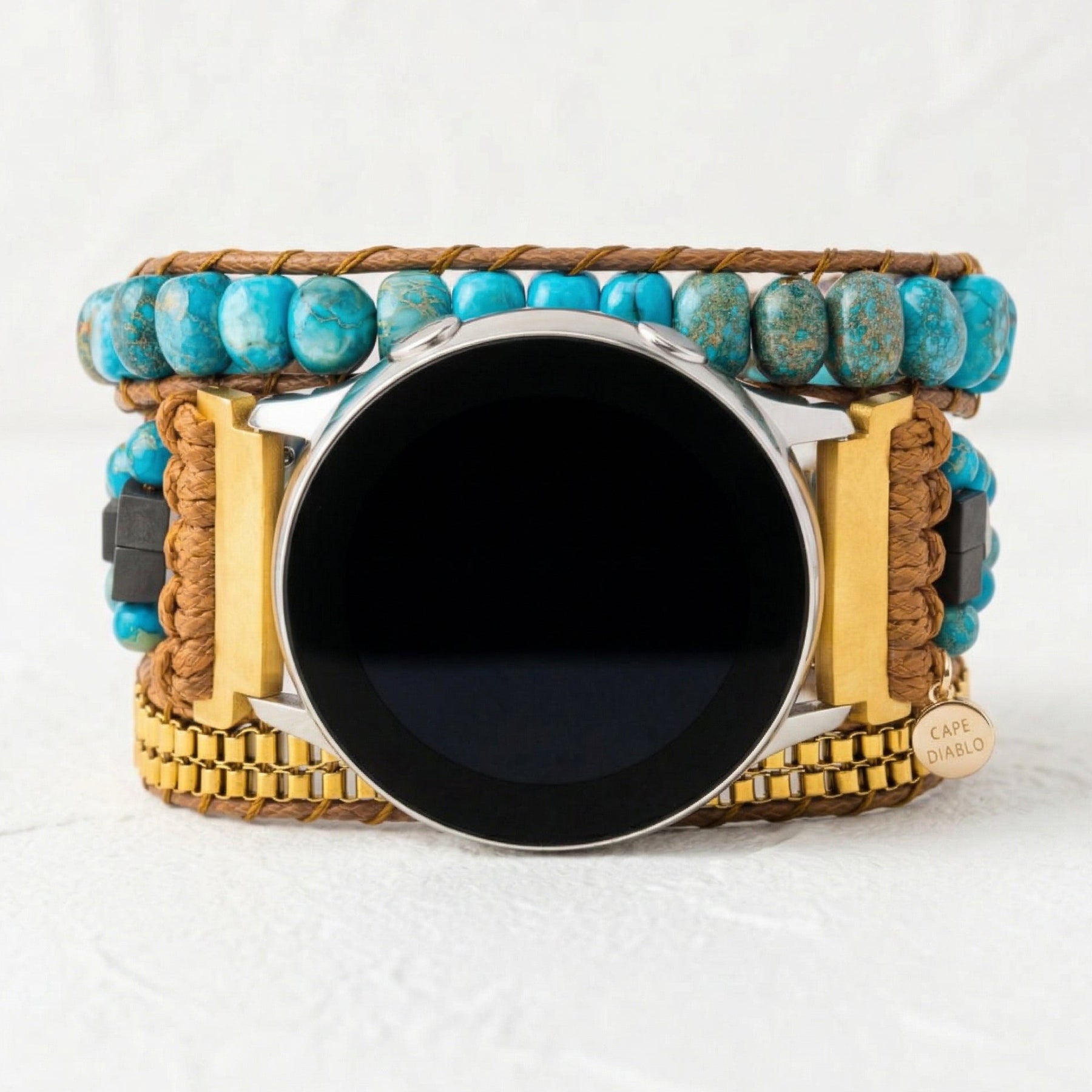 터쿼이즈 진정 에너지 삼성 갤럭시 워치 스트랩