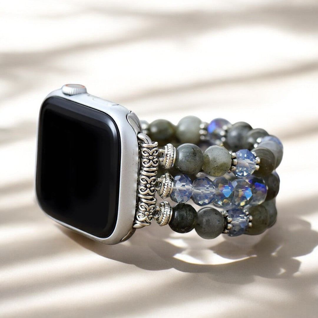 아게이트 크리스탈 스트레치 Apple Watch 스트랩