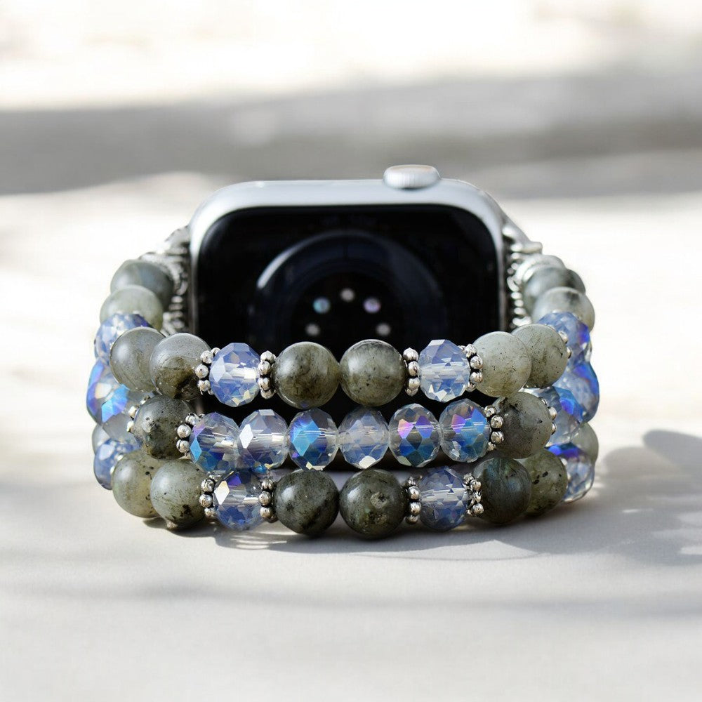 아게이트 크리스탈 스트레치 Apple Watch 스트랩